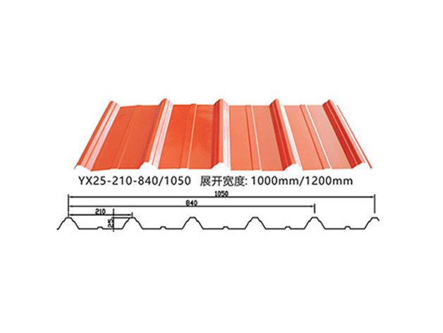roofing sheet YX25-210-1050