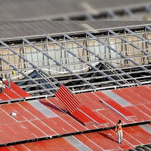 large-span steel structure houses roofing sheet