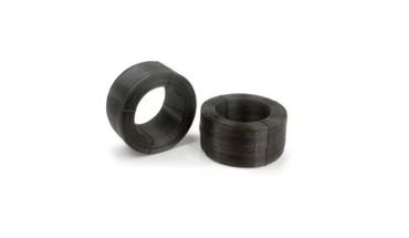 Black annealed hay baling wire two rolls.