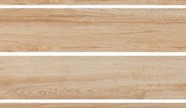 Ceramic non-slip wood design floor tile.
