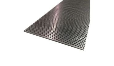 Dak silver color perforated metal sheet for construction.