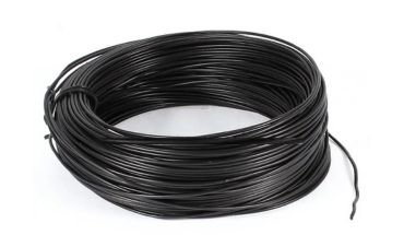 Durable black annealed wire.