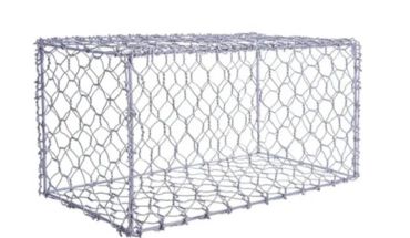 Hexagonal gabion iron wire mesh galvanized stone cage.