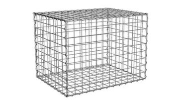 Gabion box welded wire mesh in square shape.