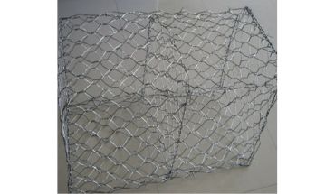 Gabion wire mesh hexagonal baskets sample.