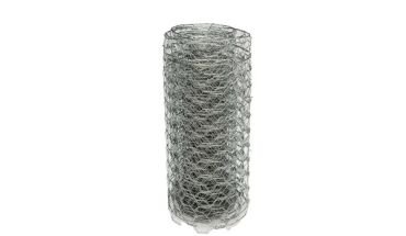 Hexagonal woven wire mesh galvanized wire in roll.
