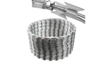 Concertina barbed wire 45cm size.