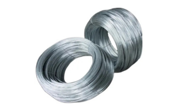 Electro galvanized iron wire steel GI wire bundles.