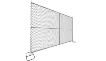 Big portable temporary fence.