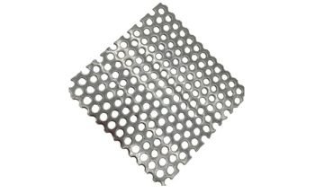 Round hole hot dipped galvanized perforated metal sheet mesh product sample.