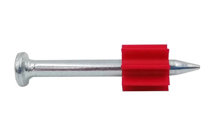 Shoot nail in horizontal position.