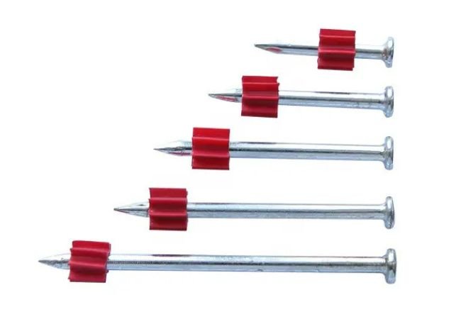 Shoot nails with washer in different sizes.