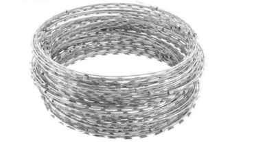 Simple concertina wire roll with 300mm X 10m size.