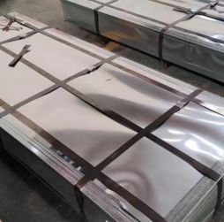 Single packed roofing sheets for delivery.