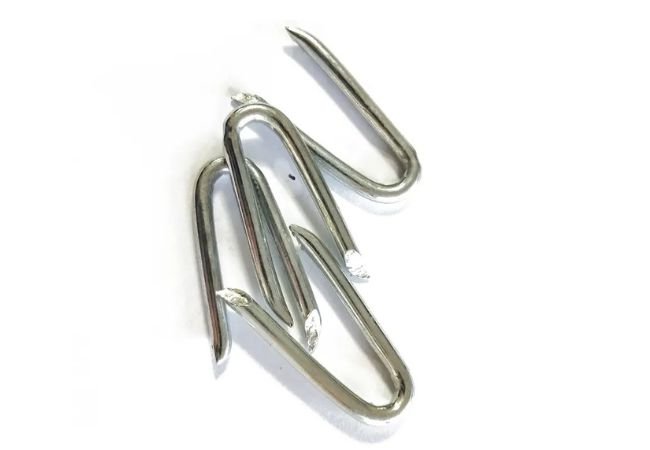 Steel material for U shape nails.