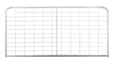 Steel pipe cattle farm fence with mesh style.