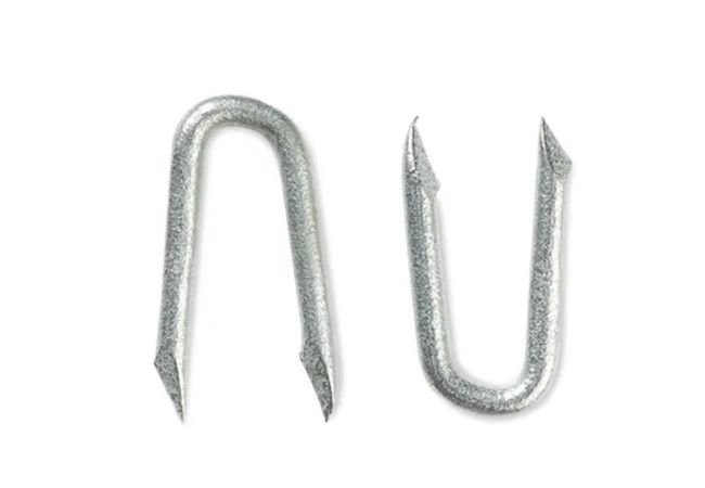 Aesthetic design U shape nails with pointed end points.