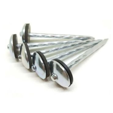 Five pieces umbrella nails in silver color.