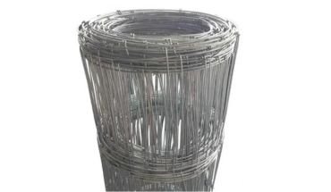 Woven wire mesh roll in big size hole.