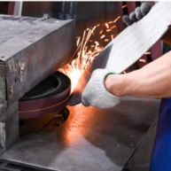 Coffee table with welding works.