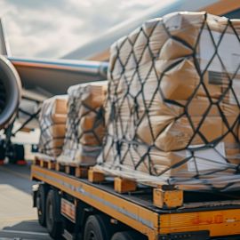 Construction Materials for air freight shipping.