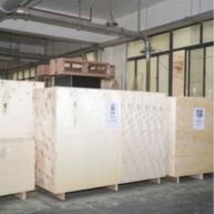 Wood cutting for dining chairs production.