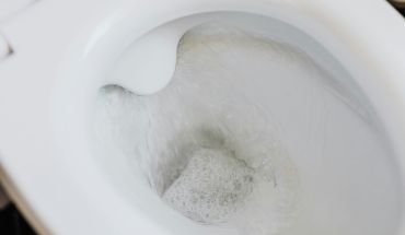 Efficient flushing of toilet feature.