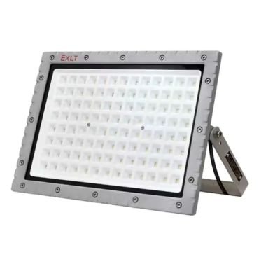 Flood light industrial lighting in rectangular shape.