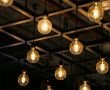 Lighting and electrical decoration material samples.