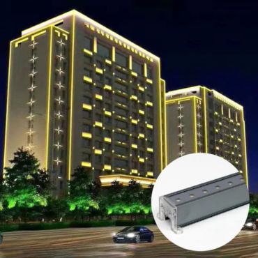 Linear LED bar lighting for outdoor decoration.
