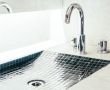 Faucet and vanity for decoration material sample product design.