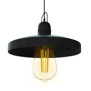 Smart LED Filament bulb light with warm color.