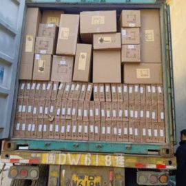 Tiles package for delivery.