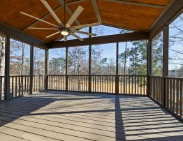 WPC board flooring use in sunroom area.